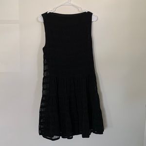 Black Max Studio drop waist dress